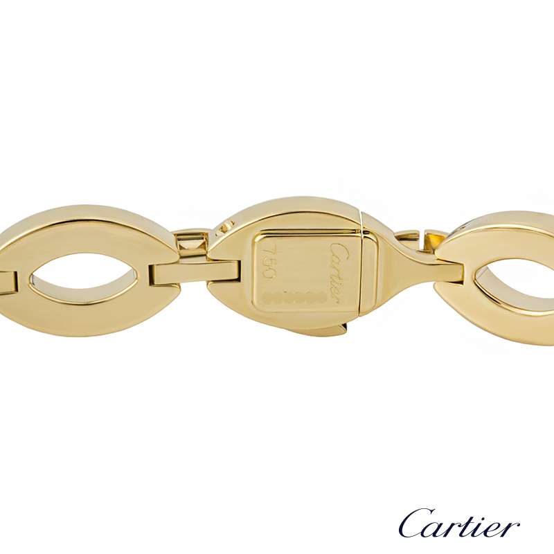 Cartier 18k Yellow Gold Diamond Set Diadea Bracelet | Rich Diamonds